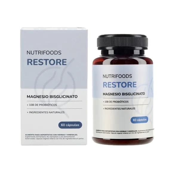 Restore | Magnesio Bisglicinato 1100mg con Reishi y Zinc