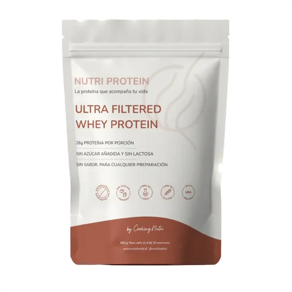 NutriProtein Proteina Whey Refill 660g Doypack | Sin Sabor para Cocinar